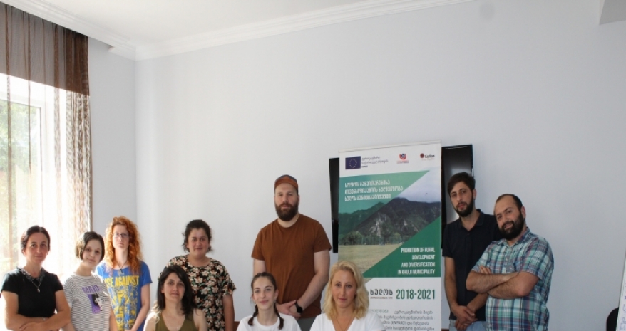 With the EU support trainings on Digital Marketing was organized for the winners of the second round of Rural Development grant competition in Khulo municipality