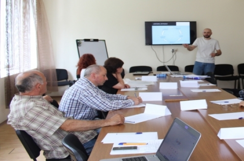 In Khulo municipality, with the EU support Caritas Czech Republic in Georgia has organized training on Marketing