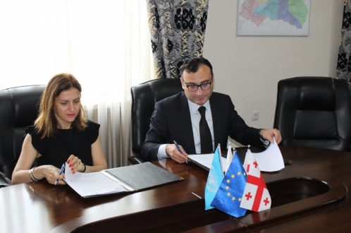 MEMORANDUM OF UNDERSTANDING HAS BEEN SIGNED BETWEEN CARITAS CZECH REPUBLIC IN GEORGIA AND THE THE MINISTRY OF AGRICULTURE OF ADJARA A/R